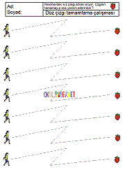 Düz Çizgi Çalışmaları